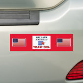 Trump 2024 Reclaim America Bumpersticker (Op auto)