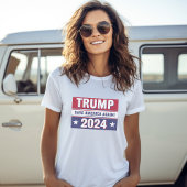 Trump 2024 Red Amerika opnieuw T-shirt
