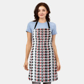 Trump 2024 Red Apron Schort (Gedragen)