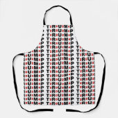 Trump 2024 Red Apron Schort (Voorkant)