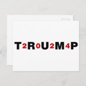 Trump 2024 Red Briefkaart (Voorkant / Achterkant)