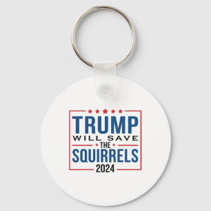 Trump 2024: Red de eekhoorns Trump Sleutelhanger