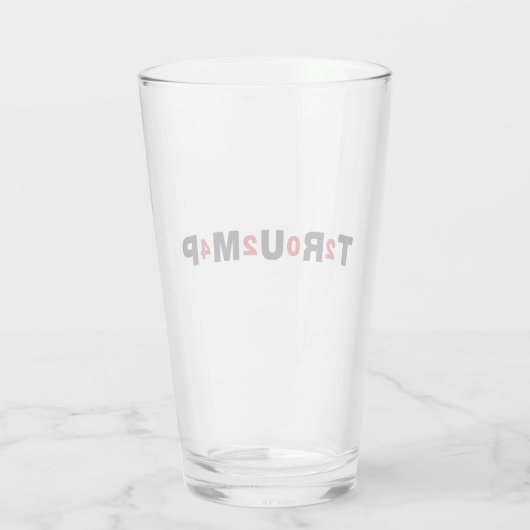 Trump 2024 Red Glas (Achterkant)