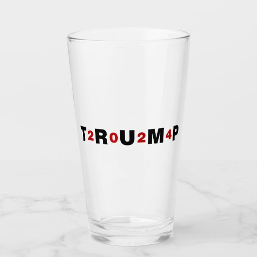 Trump 2024 Red Glas (Voorkant)