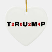 Trump 2024 Red Keramisch Ornament (Voorkant)
