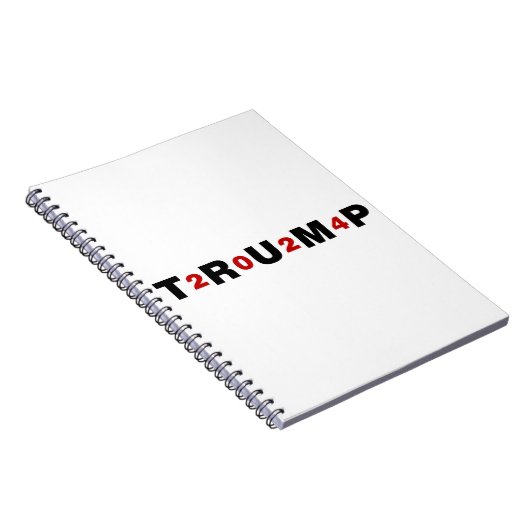 Trump 2024 Red Notitieboek (Rechterzijde)