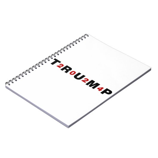 Trump 2024 Red Notitieboek (Linkerzijde)