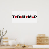 Trump 2024 Red Poster (Keuken)