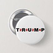 Trump 2024 Red Ronde Button 5,7 Cm (Voorkant /achterkant)