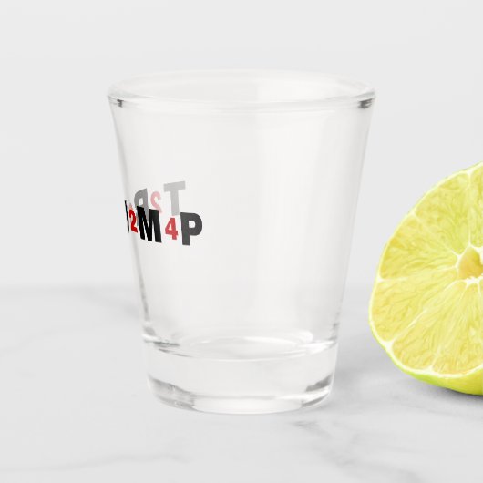 Trump 2024 Red Shot Glas (Rechts)