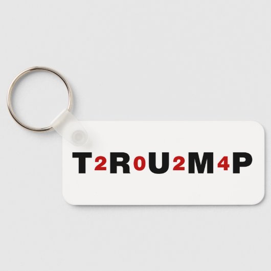 Trump 2024 Red Sleutelhanger (Achterkant)