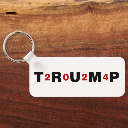 Trump 2024 Red Sleutelhanger (Achterkant)