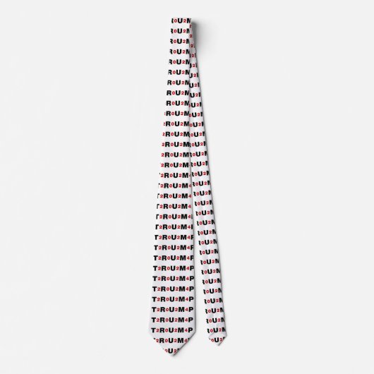 Trump 2024 Red Stropdas (Voorkant)