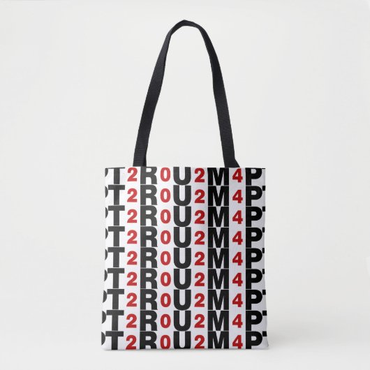 Trump 2024 Red Tote Bag (Voorkant)