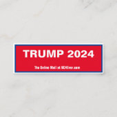 TRUMP 2024 RED WAVE 2022 MINI VISITEKAARTJE (Voorkant)