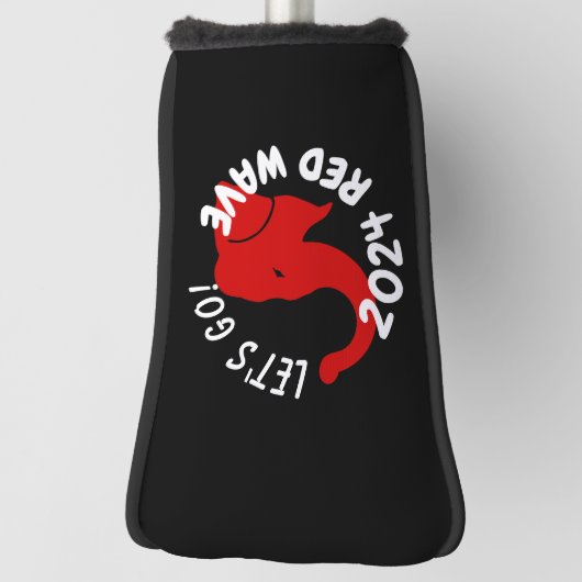 TRUMP 2024 RED WAVE LET'S GO GOLFHEADCOVER (Draai 90)