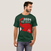 TRUMP 2024 RED WAVE T-SHIRT (Voorkant volledig)