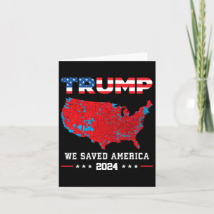 Trump 2024 redde Amerikaanse presidentsverkiezinge Kaart