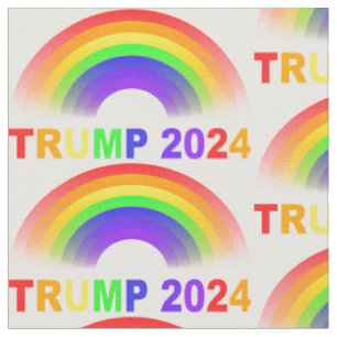 Trump 2024 Regenboog Stof