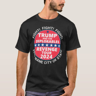 Trump 2024 Revenge Tour Deplorables Fight T-shirt