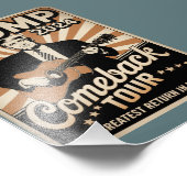  TRUMP 2024 Rocks COMEBACK TOUR Foto Afdruk (Hoek)