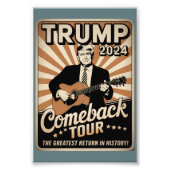  TRUMP 2024 Rocks COMEBACK TOUR Foto Afdruk (Voorkant)