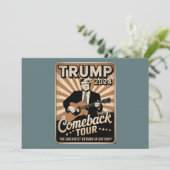 TRUMP 2024 Rocks COMEBACK TOUR Kaart (Staand voorkant)