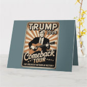 TRUMP 2024 Rocks COMEBACK TOUR Kaart (Gele Bloem)