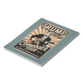  TRUMP 2024 Rocks COMEBACK TOUR Notitieblok (Linkerzijde)