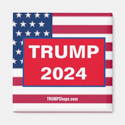 TRUMP 2024 rode magneet (Voorkant)