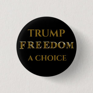 TRUMP 2024 RONDE BUTTON 3,2 CM