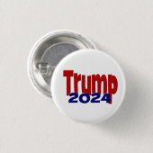 Trump 2024 ronde button 3,2 cm (Voorkant /achterkant)