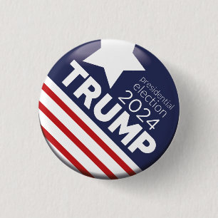 Trump 2024 ronde button 3,2 cm