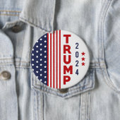 Trump 2024 ronde button 4,0 cm (In situ)