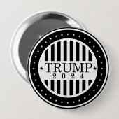 Trump 2024 ronde button 4,0 cm (Voorkant /achterkant)