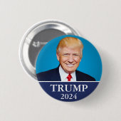 Trump 2024 ronde button 5,7 cm (Voorkant /achterkant)