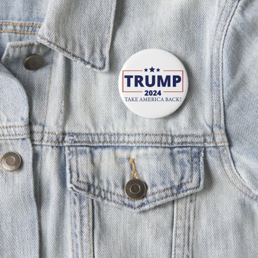 Trump 2024 ronde button 5,7 cm (In situ)