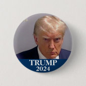 Trump 2024 ronde button 5,7 cm (Voorkant)