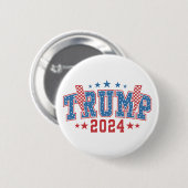 Trump 2024 ronde button 5,7 cm (Voorkant /achterkant)