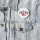 Trump 2024 ronde button 5,7 cm (In situ)