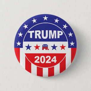 TRUMP 2024 RONDE BUTTON 5,7 CM