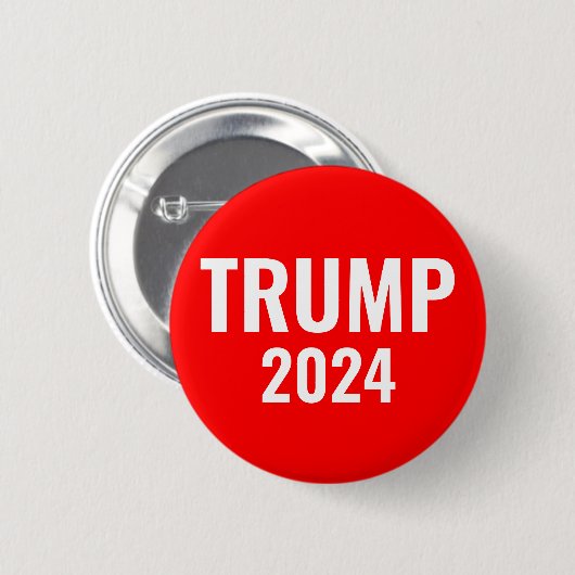 Trump 2024 ronde button 5,7 cm (Voorkant /achterkant)
