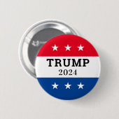 Trump 2024 ronde button 5,7 cm (Voorkant /achterkant)