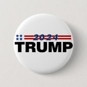 Trump 2024 ronde button 5,7 cm (Voorkant)