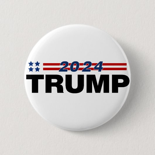 Trump 2024 ronde button 5,7 cm (Voorkant)