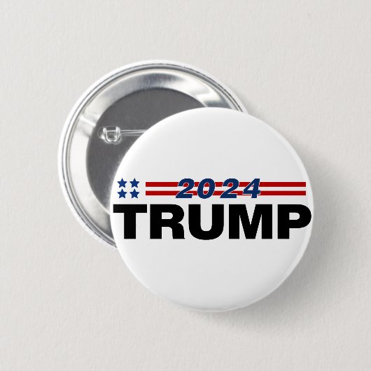 Trump 2024 ronde button 5,7 cm (Voorkant /achterkant)