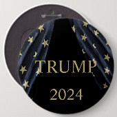 TRUMP 2024 RONDE BUTTON 6,0 CM (Voorkant /achterkant)