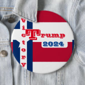 TRUMP 2024 RONDE BUTTON 6,0 CM (In situ)