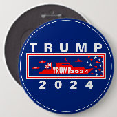 TRUMP 2024  RONDE BUTTON 6,0 CM (Voorkant /achterkant)