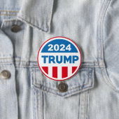 Trump 2024 ronde button 7,6 cm (In situ)